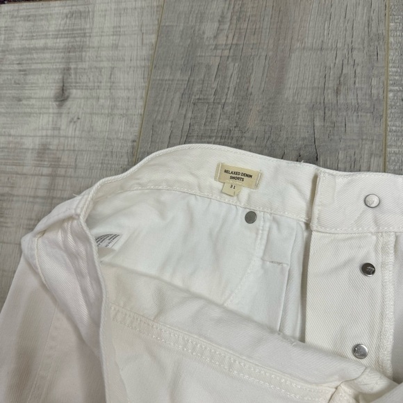 Madewell High Rise Button Fly Relaxed Denim Shorts - Picture 3 of 3